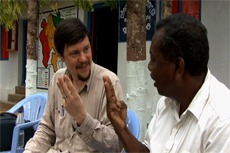 Still shot from "The Linguists"